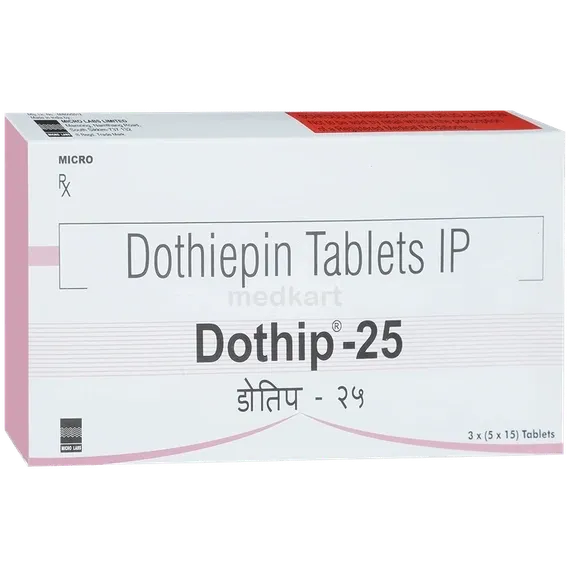 dothip 25mg tablet 15's